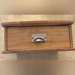 Rolodex: Wooden Card File Box